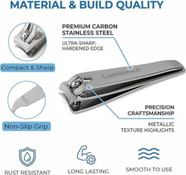 Luminesce Nailclippers Big Size **WAS CODE F427**