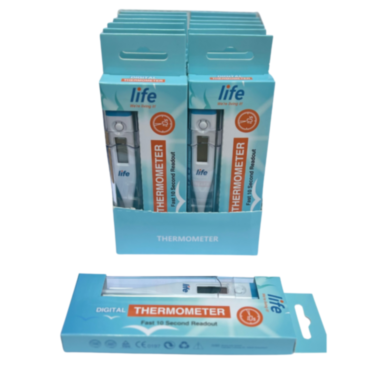 *New* Life Digital Thermometer. Rigid Tip - Super Fast 10 Second Reading **Best-Seller**