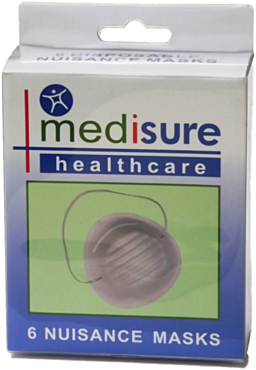 **DISCONTINUED** [6] MEDISURE NUISANCE MASKS 6 PACK